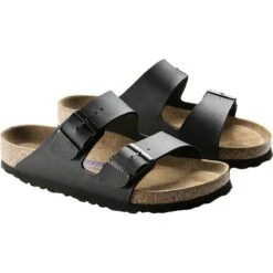 Birkenstock Arizona Soft Footbed Sandal - Men's -Vans Outlet Shoes Store BKBIRFLO D13