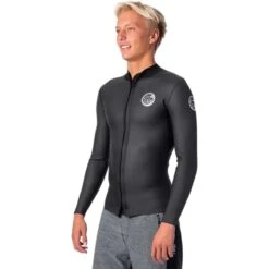 Rip Curl Dawn Patrol 1.5mm Longsleeve Full-Zip Wetsuit Jacket - Men's -Vans Outlet Shoes Store BLA D2 25