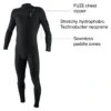 Hyperfreak 3/2+mm Chest-Zip Full Wetsuit - Men's