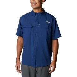 Columbia Skiff Guide Woven Short-Sleeve Shirt - Men's -Vans Outlet Shoes Store CAR 1