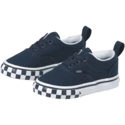 Vans Checkerboard Era Elastic Lace Shoe - Toddlers' -Vans Outlet Shoes Store CHBUDRBLTRWH D1