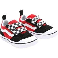Vans Checkerboard ComfyCush New Skool V Shoe - Toddlers' -Vans Outlet Shoes Store CHEBLARED D1 1