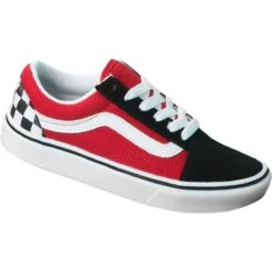 Vans Checkerboard ComfyCush Old Skool Shoe - Boys' -Vans Outlet Shoes Store CHEBLARED D4