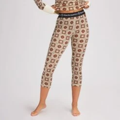 Spruces Mid-Weight Merino 3/4 Printed Bottom - Women's 11 Spruces Mid-Weight Merino 3/4 Printed Bottom - Women's -Vans Outlet Shoes Store COLBREPRI