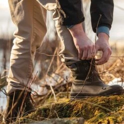 Muck Boots Originals Leather Duck Lace Boot - Men's -Vans Outlet Shoes Store DAOLDABRPLWO D4