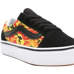Vans ComfyCush Old Skool Shoe - Boys' -Vans Outlet Shoes Store FLCABLTRWH D6