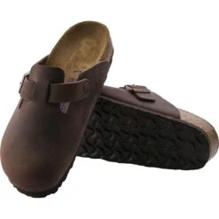 Birkenstock Boston Soft Footbed Leather Clog - Women's -Vans Outlet Shoes Store HABOILLEA D3