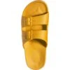 Freedom Moses Two Band Solid Slide Sandal