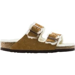 Birkenstock Arizona Shearling Lined Narrow Sandal - Women's -Vans Outlet Shoes Store MINSE