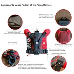 Panza Harness + Deployable Emergency Dog Rescue Sling -Vans Outlet Shoes Store RED D6