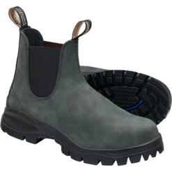 Blundstone Lug Boot - Men's -Vans Outlet Shoes Store S223RUSBLA D1