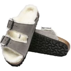 Birkenstock Arizona Shearling Lined Narrow Sandal - Women's -Vans Outlet Shoes Store STCONASUSH D2