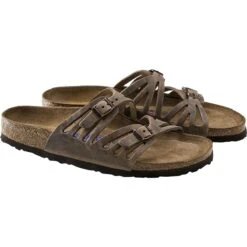 Birkenstock Granada Soft Footbed Leather Narrow Sandal - Women's -Vans Outlet Shoes Store TOB D5