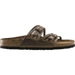Birkenstock Granada Soft Footbed Leather Narrow Sandal - Women's -Vans Outlet Shoes Store TOB D6